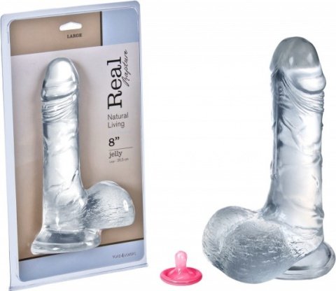  jelly dildo real rapture clear 8 t4l 23 ,  2,  jelly dildo real rapture clear 8 t4l 23 