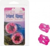 Island rings double stacker pink -   !         ,    .  ,     .