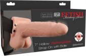   Fetish Fantasy 7 Hollow Rechargeable Strap-on with Balls 20  -   !         ,    .  ,     .