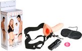    Vibrating Hollow Strap-on 18  -   !         ,    .  ,     .